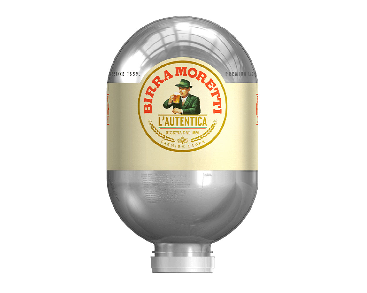 莫雷帝 鮮封生啤太空機(生啤酒8公升x1入)