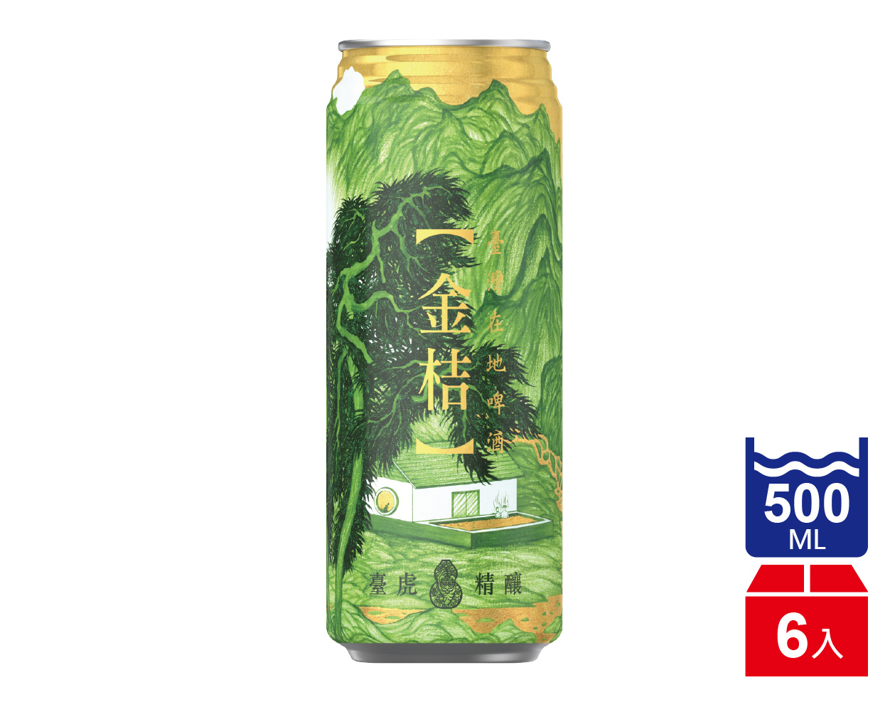 臺虎精釀 金桔啤酒(500mlx6入)