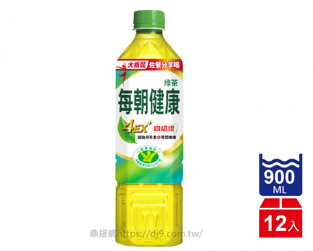 每朝健康綠茶(900mlx12入)