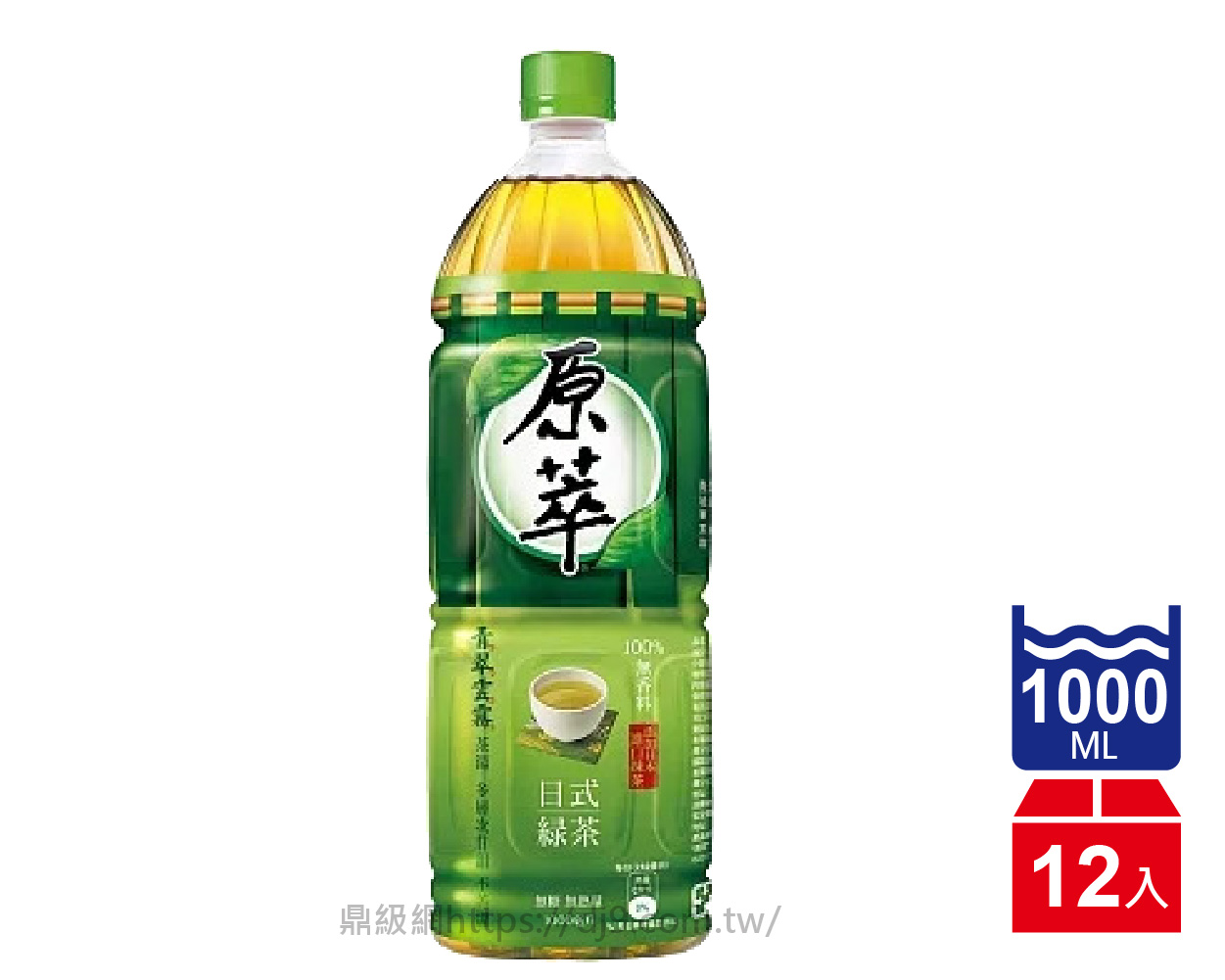 原萃 日式綠茶(1000mlx12入)