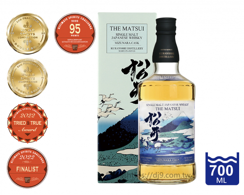 松井 水楢桶單一麥芽威士忌(新版酒精度43%)