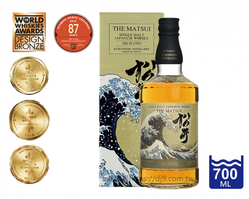 松井 泥煤單一麥芽威士忌(新版酒精度43%)
